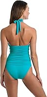Vista 2 de La Blanca Traje de baño tankini con cuello halter para mujer Island Goddess