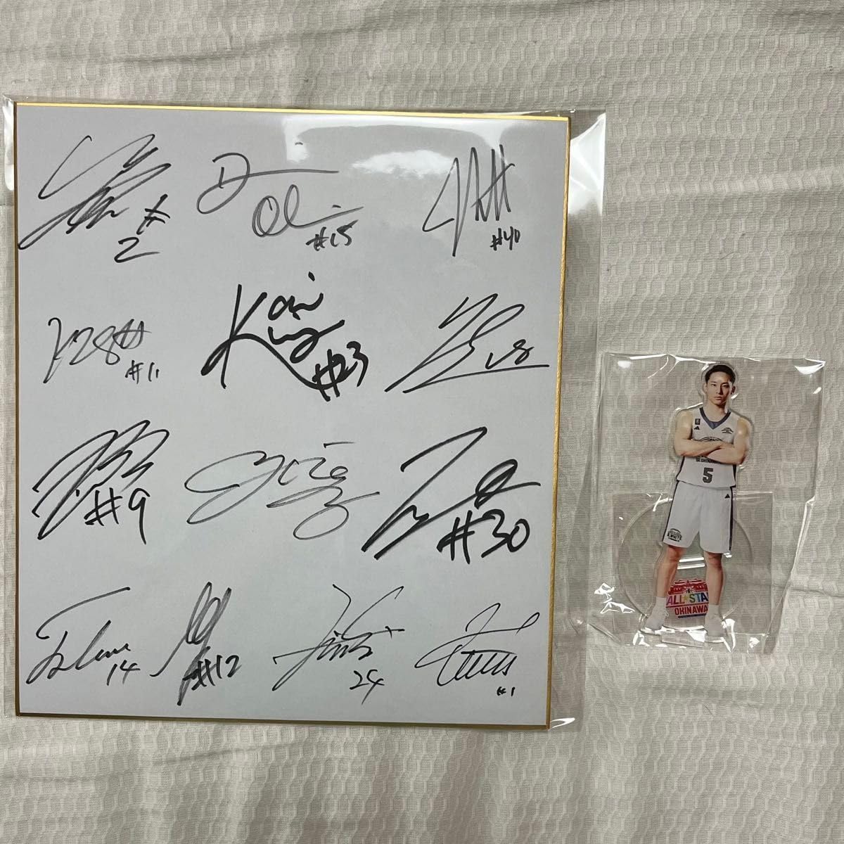 河村 勇輝 アクスタ 直筆サイン色紙 オールスター 河村 勇輝 サイン