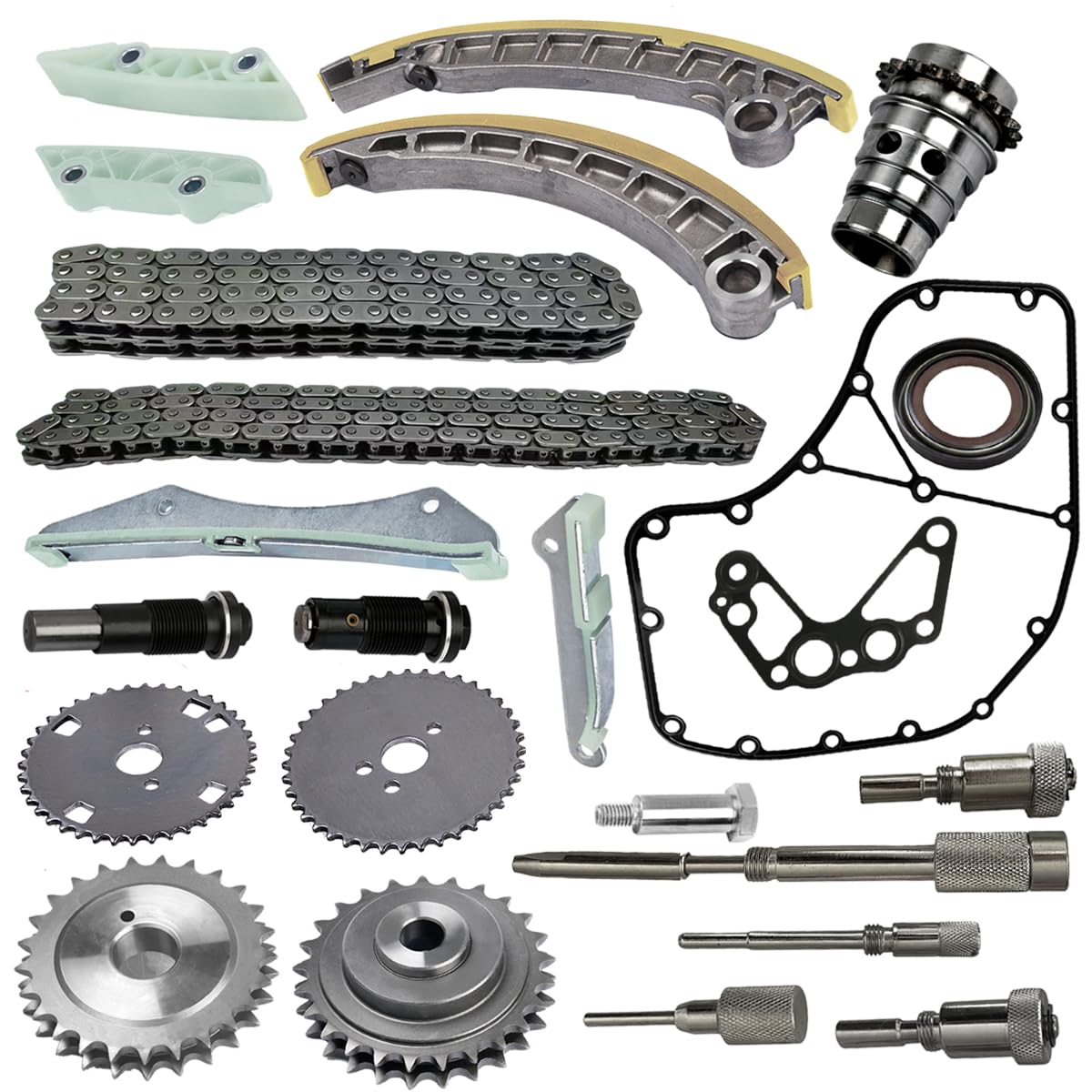 Kit chaîne distribution 4P10 haut rendement et joints pour Canter - 8