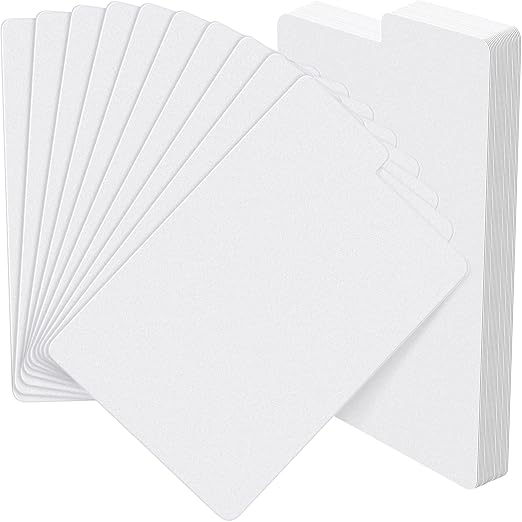 Comic Book Dividers White Frosted Card Separator Plastic Comic Book