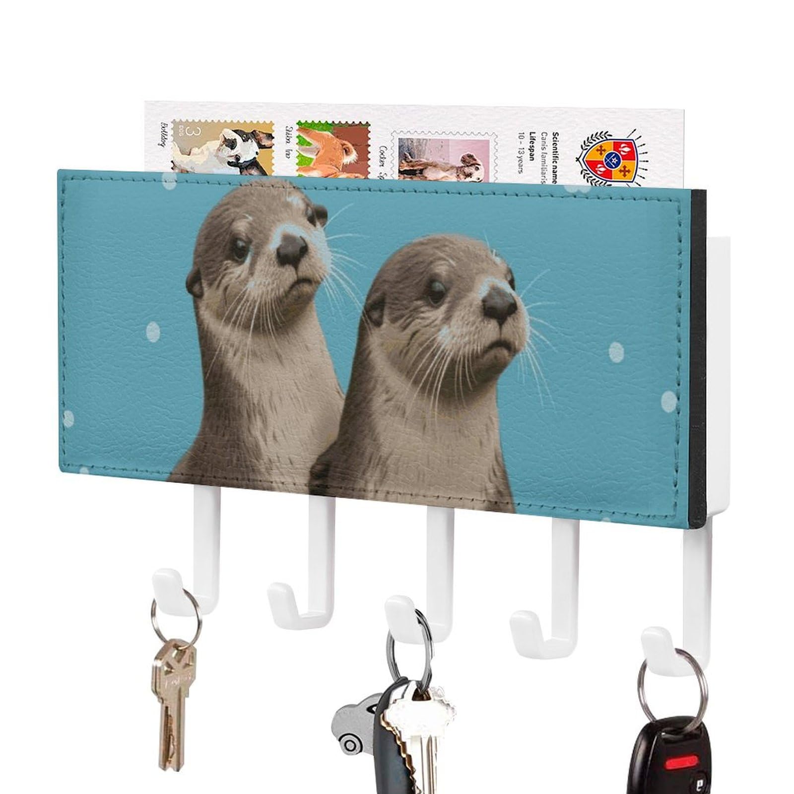 Porte-clés mural loutre pour ne plus perdre ses clés dans l'entrée