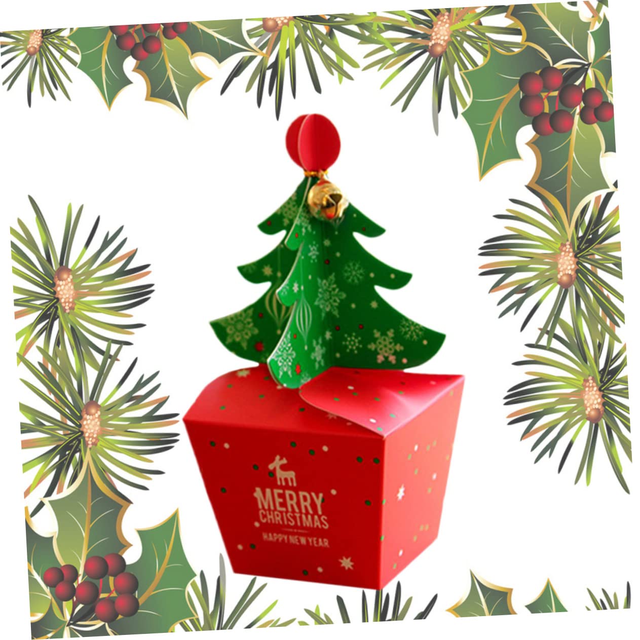 FRCOLOR 30stücke Teiliges Weihnachtsgeschenkboxen Mit Weihnachtsbaum- Kleine Süßigkeiten Und Pralinenschachtel Für Leicht Und Praktisch Deko Für Festliche Anlässe
