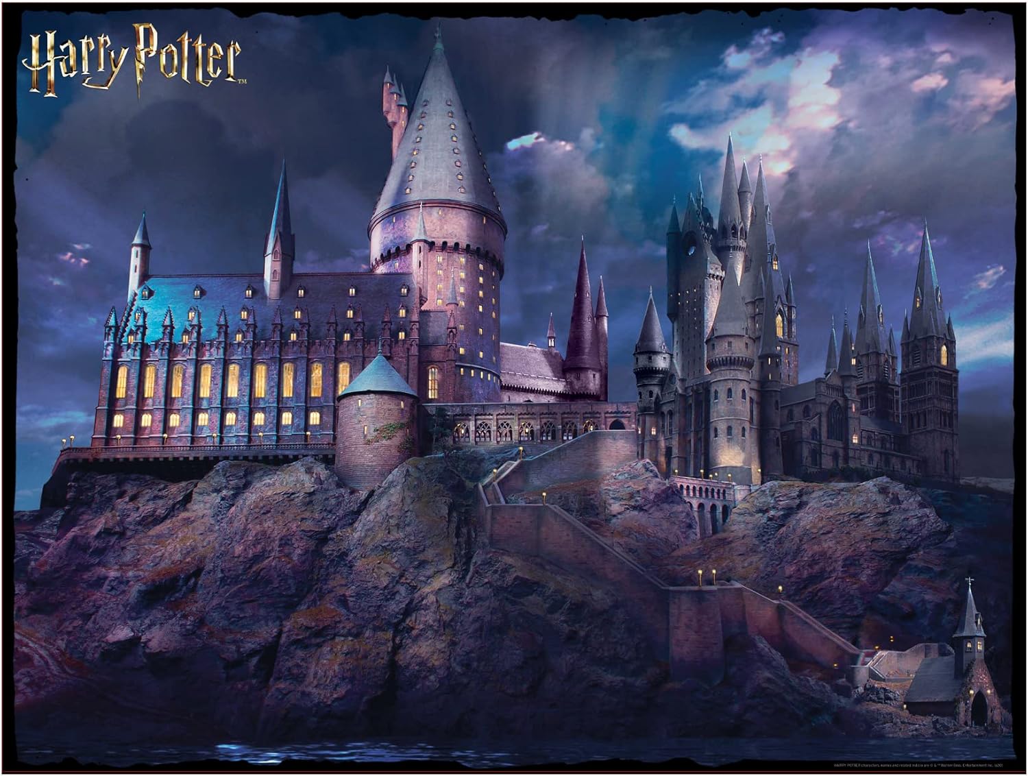 Harry Potter Hogwarts Day to Night Scratch Off Puzzle