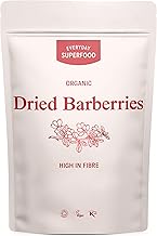 Organic Dried Barberries 190g from Certified Organic Barberry Farms Premium and Raw Barberries an Alternative to Dried Cranberries