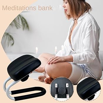Pipersong Meditation Chair George Oliver Foldable Ergonomic Kneeling Chair Meditation Bench Yoga Stool