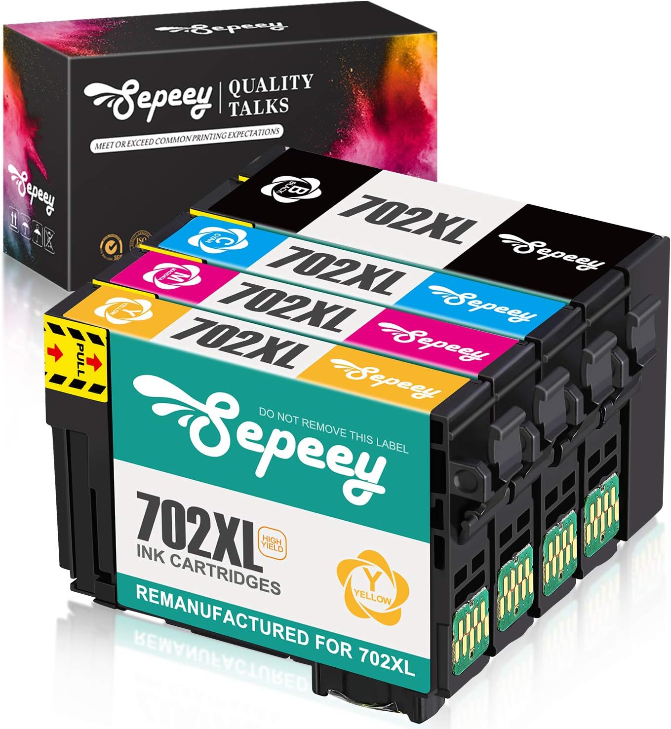 Sepeey Remanufactured Ink Cartridge Replacement for Epson