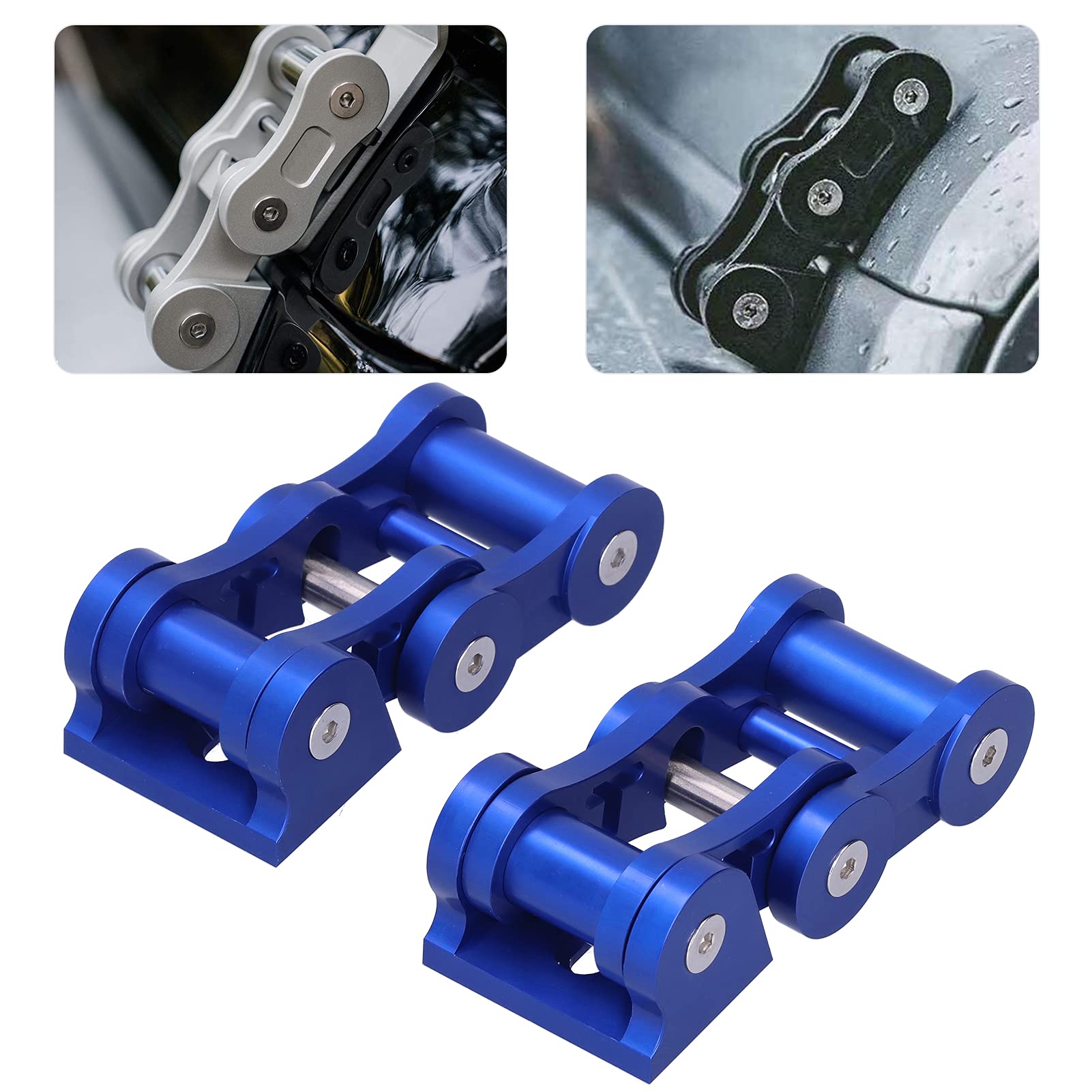 Aluminiowy Zestaw Zatrzasków Maski Zestaw Zatrzasków Maski Silnika Zaczep Silnika JK 2 Drzwi i Nieograniczone 4 Drzwi 2007-2017 Zaczep Zamka Motoryzacyjne Akcesoria Zewnętrzne (BLUE)