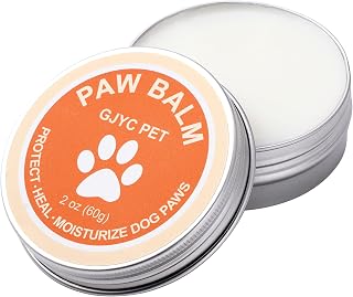 2 oz (60g) Natural Dog Paw Balm - Organic Lickable Moisturizing Cream for Paws, Snout & Elbows | Heals Dry, Cracked Skin | Vitamin E & Food-Grade Ingredients | 2.12 oz