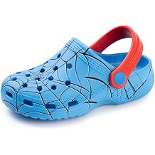 Marvel Spider-Man Boys Clogs | صنادل زرقاء سهلة الارتداء مع سحر Spider-Man الجديد | أحذية داخلية وخارجية