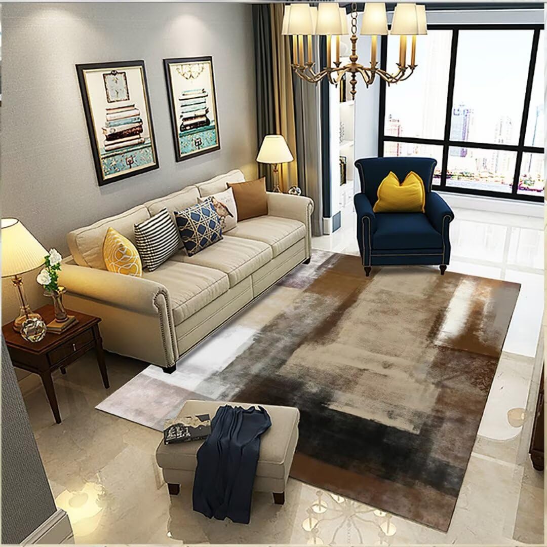 Tapis d'éveil bébé salon antidérapant et lavable grand format