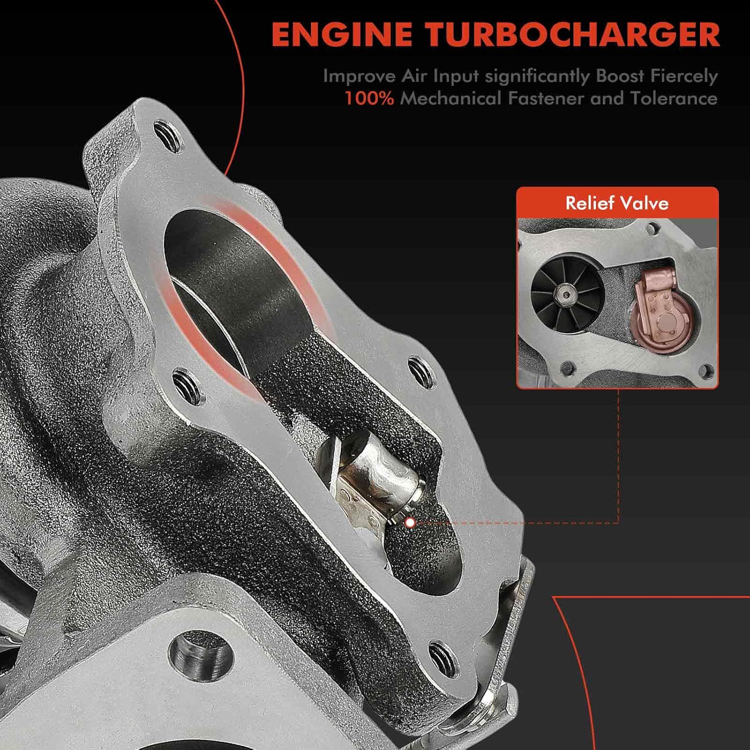 A-Premium CT10 Complete Turbocharger Turbo Kit with Gasket | Compatible with Toyota Models - Hilux 2005-2015 Hiace Land Cruiser Turbocharger 2.5L - Replaces 1720130030, 172010L030