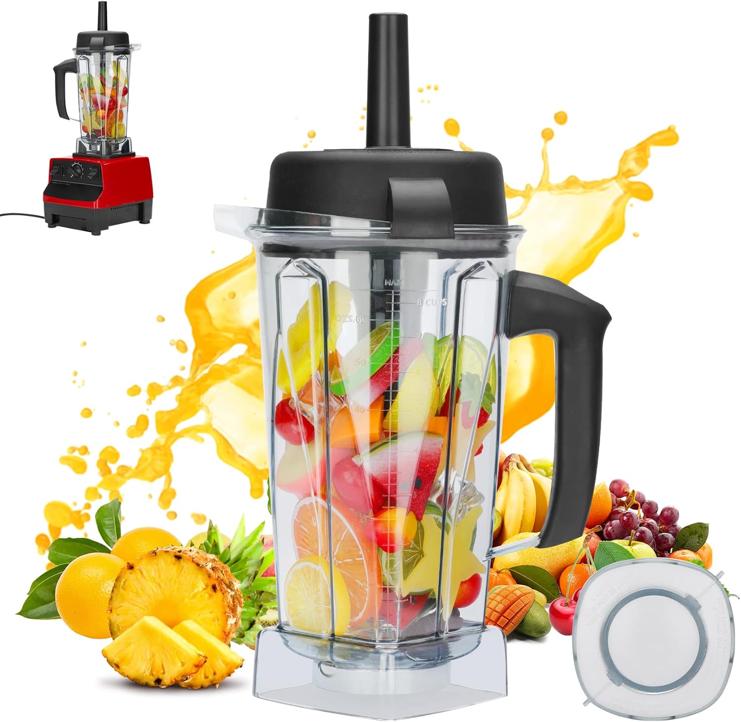 Fit for vitamix Blender Pitcher,Replace 5200 5000 5500 6300