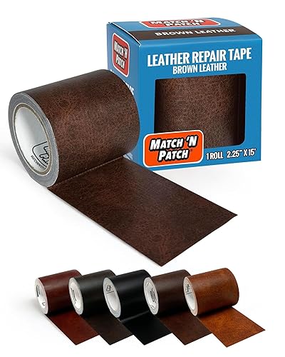 MATCH 'N PATCH Leather Repair Tape - Realistic Printed Leather
