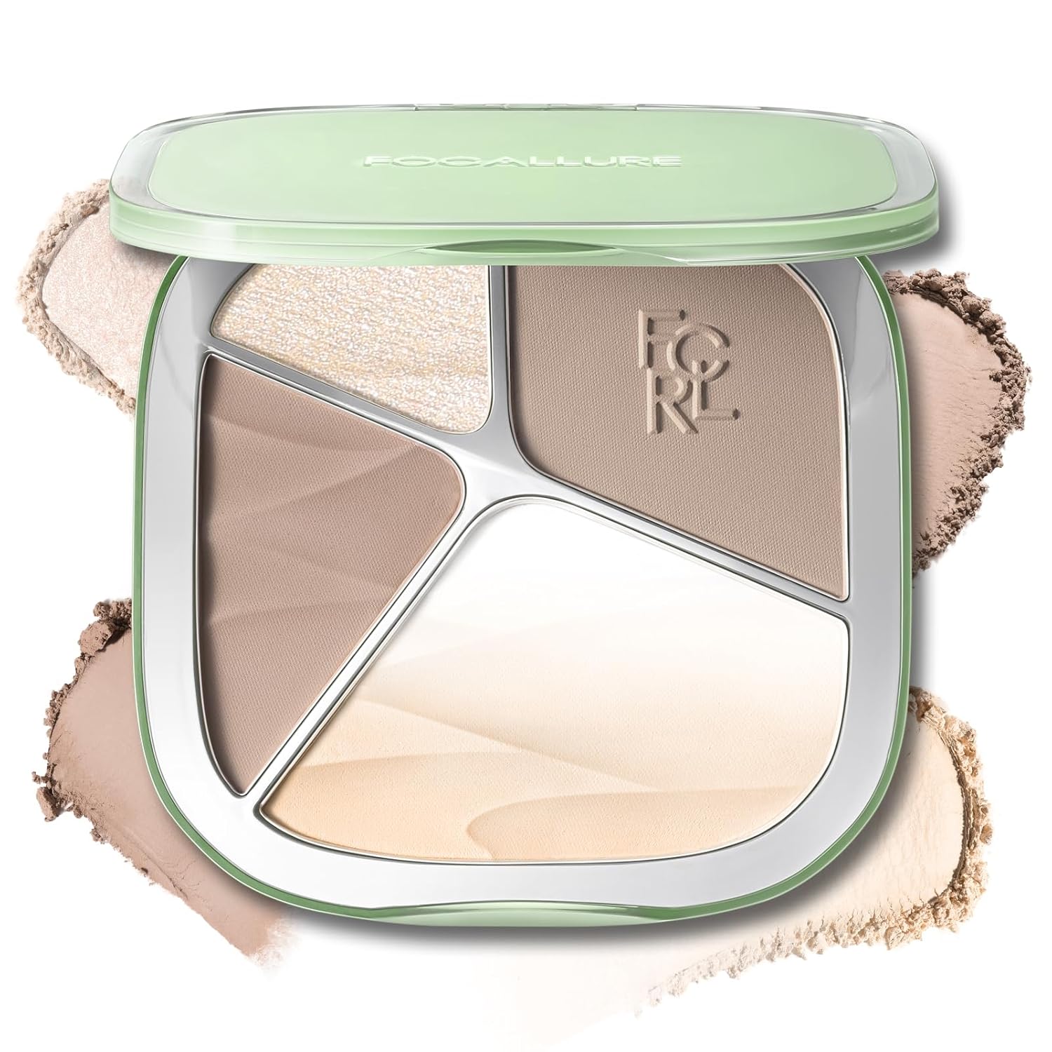 FOCALLURE Highlighter and Contour Palette - Radiant Makeup