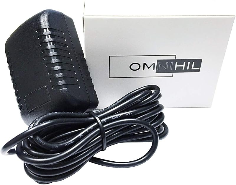 [UL Listed] Omnihil 8 Feet Power Adapter Compatible with Sabrent USB 2.0 Aluminum Hard Drive Enclosure Case with Cooling Fan (EC-UEIS7)