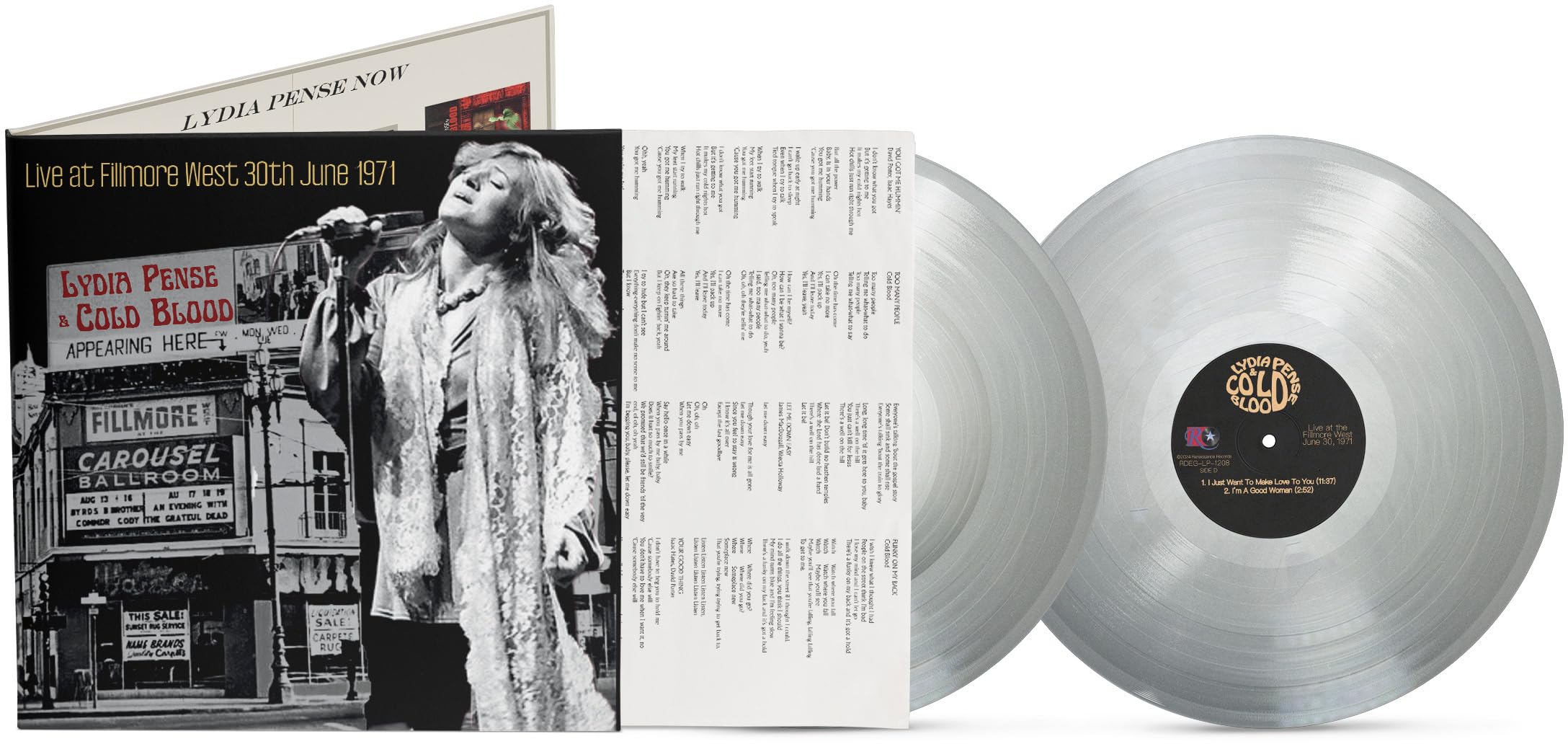 Lydia Pense And Cold Blood Live At The Fillmore West June 30. 1971 (silver Vinyl