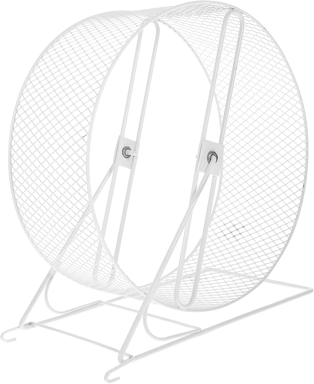 Silent Small Pet Running Wheel with Rack Exercise for Hamsters Gerbils Hedgehogs and Squirrels Healthy Fitness Spinner for Stress Relief and Active Play