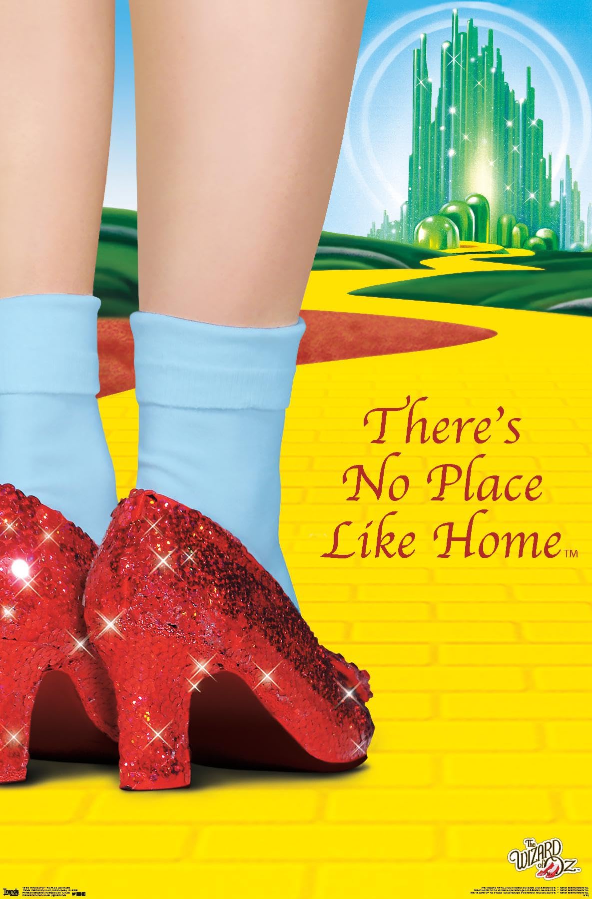 The Wizard Of Oz - No Place Like Home Wall Poster, 34L" x 22.4W", Unframed Version