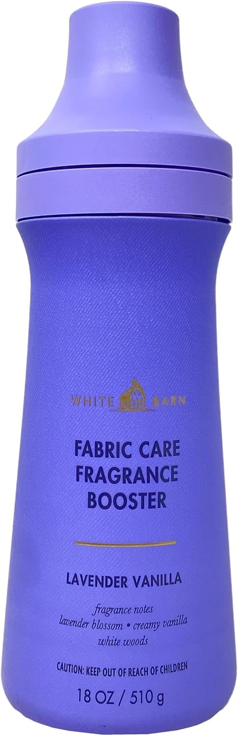 Bath & Body Works Lavender Vanilla Fabric Care Fragrance Booster with a Natural Oats Bar Soap