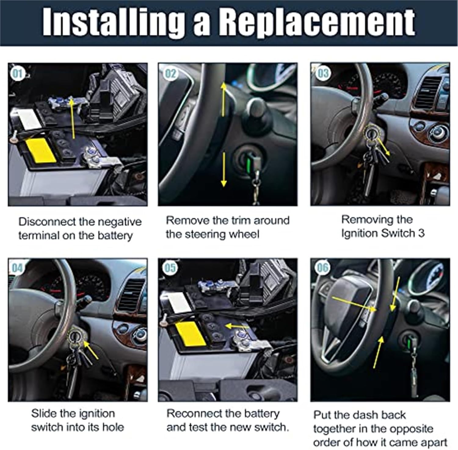 Ignition Switch Lock Cylinder for Key Replace for Citroen Berlingo Vehicle Ignition Key Switch