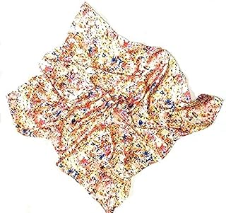 وشاح رفيع متعدد الالوان و توكة شعر كبيرة، للنساء