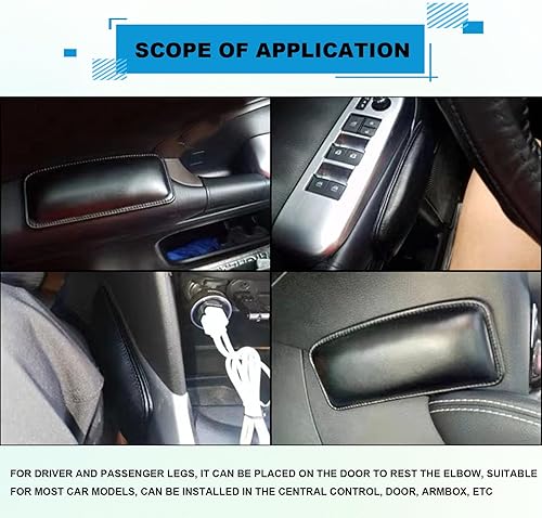 Miniatura 6 de Paquete de 2 rodilleras universales para consola central de automóvil, accesorios interiores automotrices, accesorios interiores de automóvil,