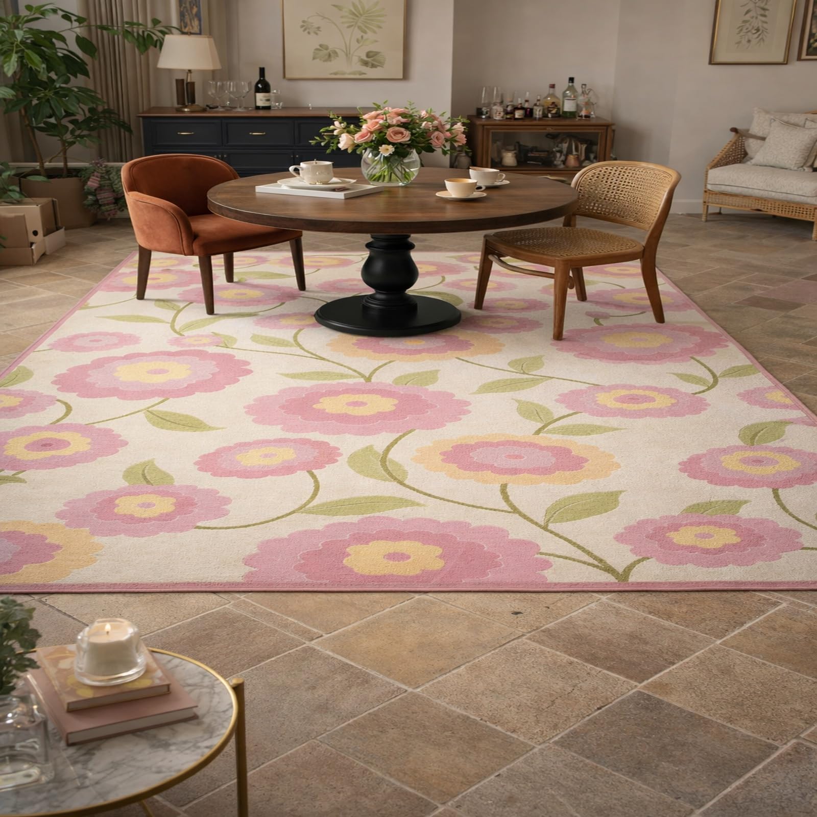 Alfombras lavables de fácil cuidado Rururug de baño y sala de estar 80x160