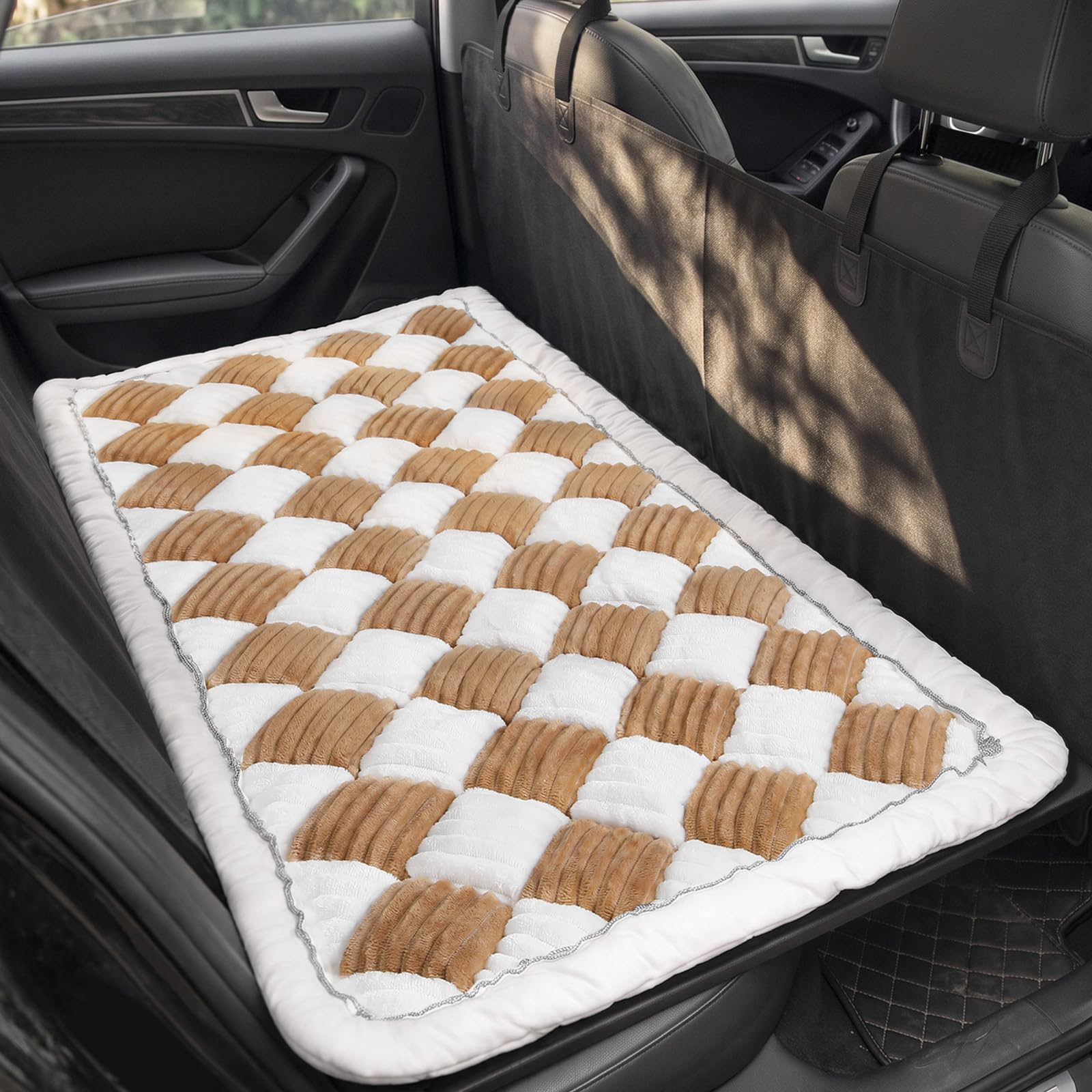 Gimars Alfombrilla Cama Mascotas Asiento Trasero, Antideslizante Reforzado