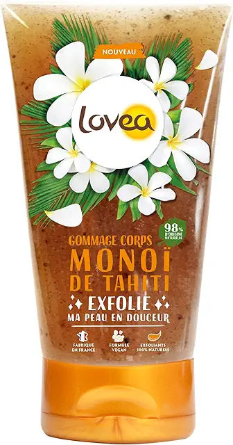 Gommage Corps Lovea au Monoï de Tahiti - Exfoliant Naturel Vegan 150ml