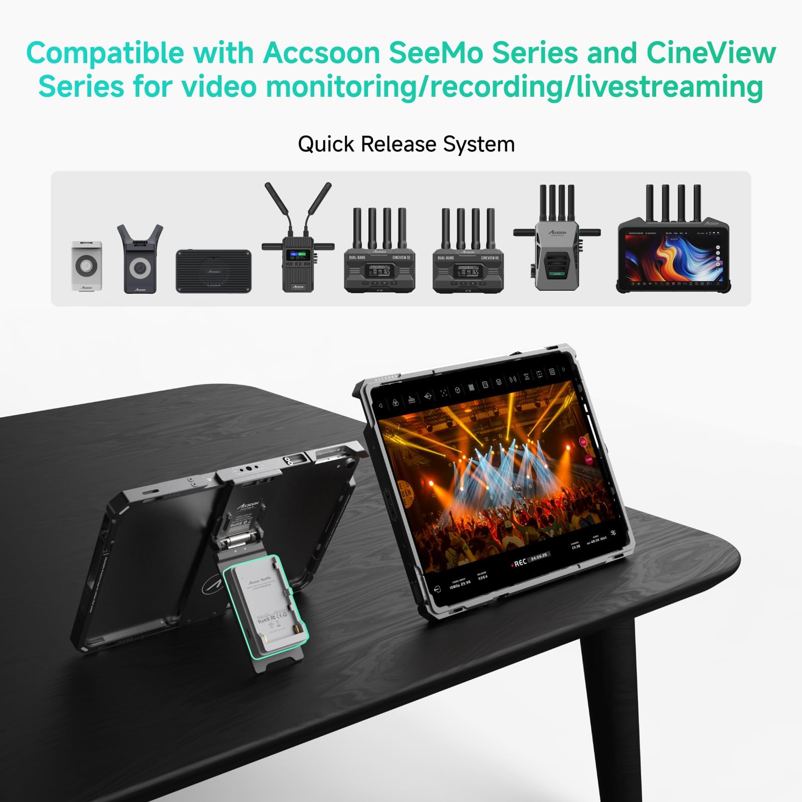 Accsoon CEPC-03 Power Cage Ⅱ for iPad Gen 5 6 7 8 9 10/Air - Gen