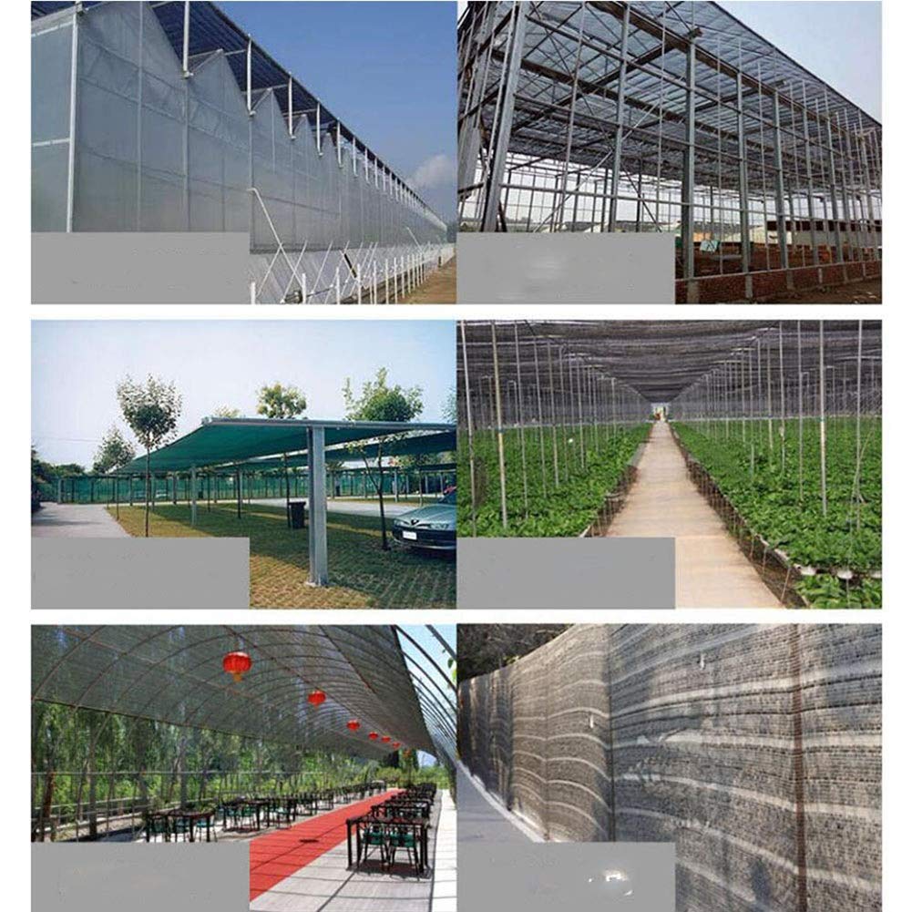 Siatka zacieniająca na rośliny premium do szklarni, 70% ochrona przed promieniowaniem UV, trwałe przelotki, 8 x 15 m dla lepszego wzrostu i ochrony przed słońcem