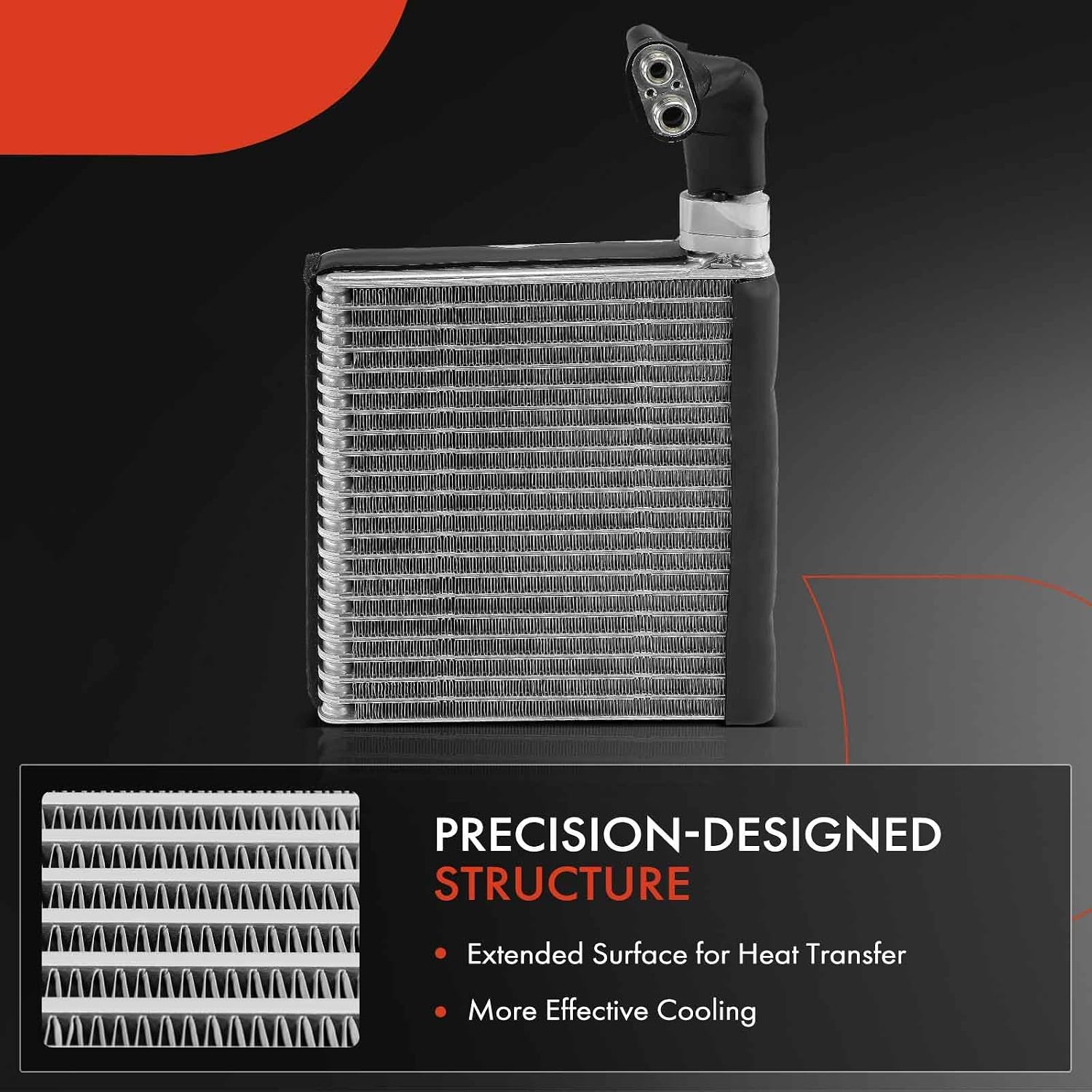 A-Premium AC Evaporator Core Compatible with Acura TSX 2004 2005 2006 2007 2008, with Pressing Plate