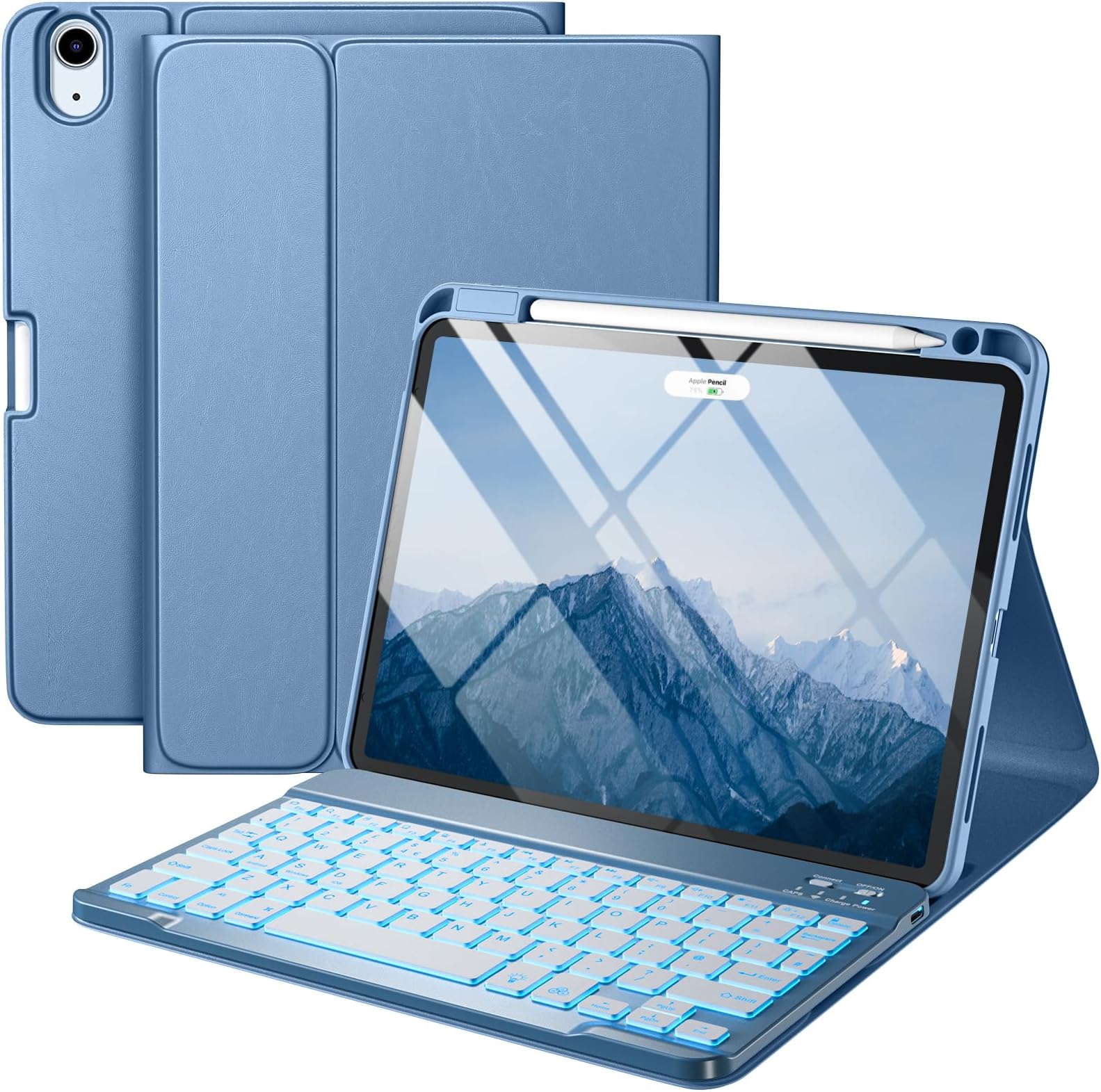 JETech Custodia Magnetica Staccabile per iPad Air 11 Pollici M3/M2