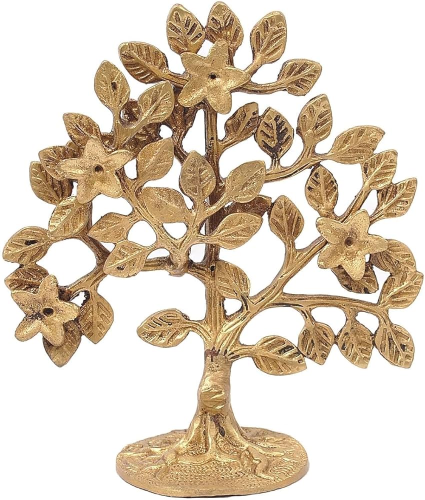 置物 COMPANY Tree of Seasons MVs Madh Ventures Brass Kalpavriksha Tree Showpiece Table Decor