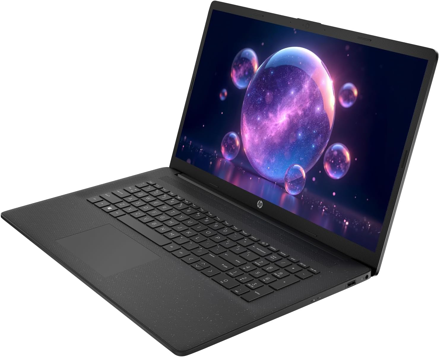 HP Business Laptop Computer, 17.3" HD+ Laptop, 10-Core Intel Core i5 Processor, Windows 11 Home, 64GB RAM 2TB SSD, Camera Privacy Shutter, SageNova Earphones & Docking Station, Jet Black image 4