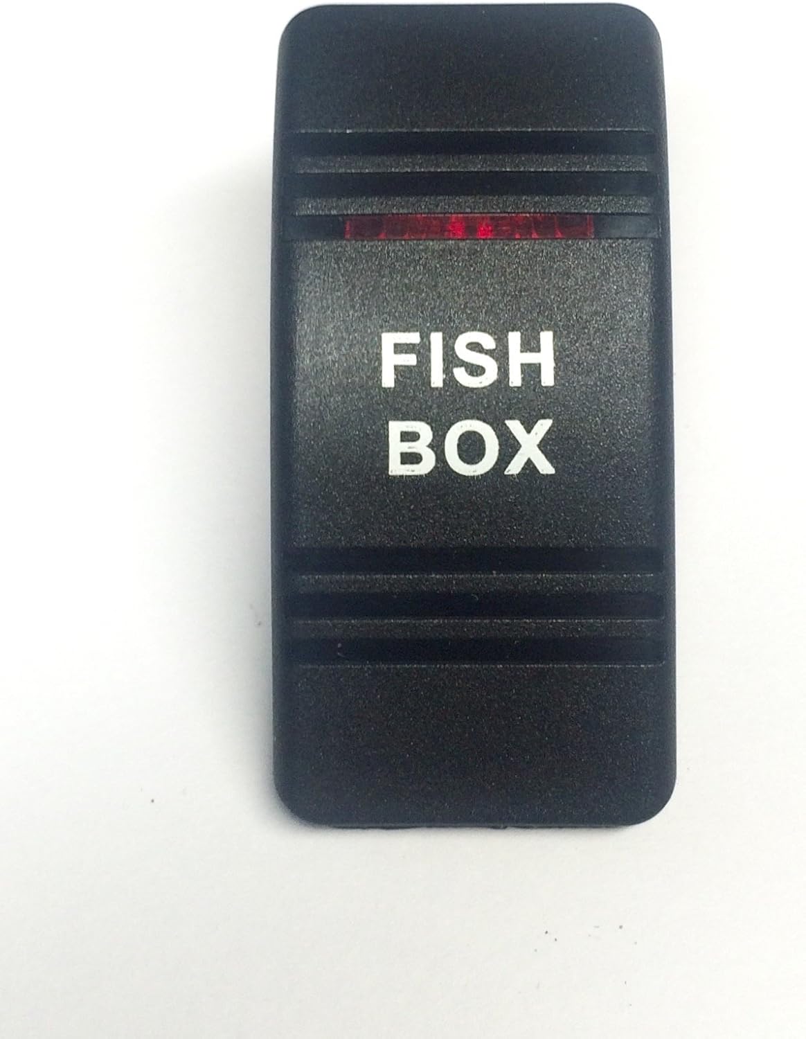 Euro Rocker Switch Cover with Text, Black with Red Lens. Contura III, Fits Carling, Cole Hersee, Blue seas (Bilge Pump) : Sports & Outdoors