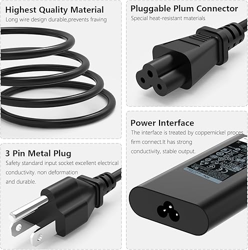 Miniatura 7 de Cargador de 150 W compatible con HP ZBook 15 16 17 G3 G4 G5 G6 G7 G8 G11 Studio 16 Fury 16 Power 16 Firefly 16 Create 16 Fury 17 Laptop