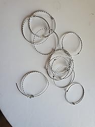 10pcs Stainless Steel Adjustable Bangle Bracelets - DIY Jewelry Making Supplies