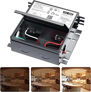 24V Dimmable LED Driver, 60W Triac ELV/MLV LED Transformer Compatible wi...