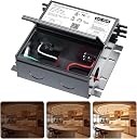 24V Dimmable LED Driver, 60W Triac ELV/MLV LED Transformer Compatible with Lutron&Leviton Switches, Dimmable Power Supply 60W 24V for Light Smooth Flicker Free Dimming