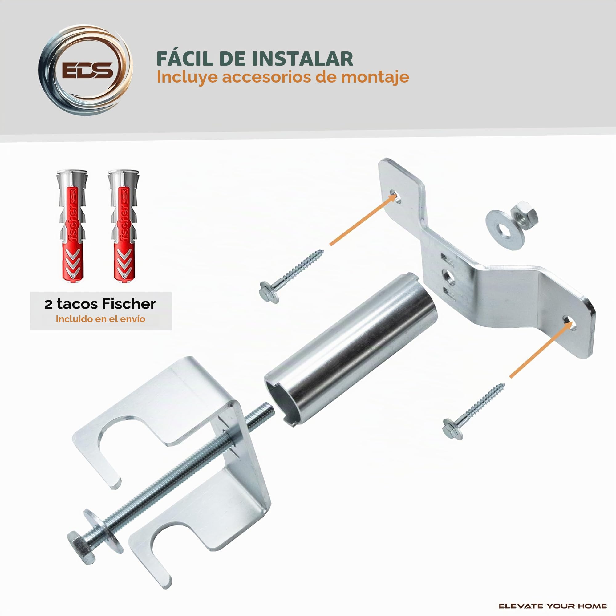 EDS Estante de almacenamiento de aleación de acero – Negro cortador de cepillo/cortadora de césped – Fabricado en Alemania, soporte de pared para Stihl, Einhell, Makita, Bosch, Pike, etc.