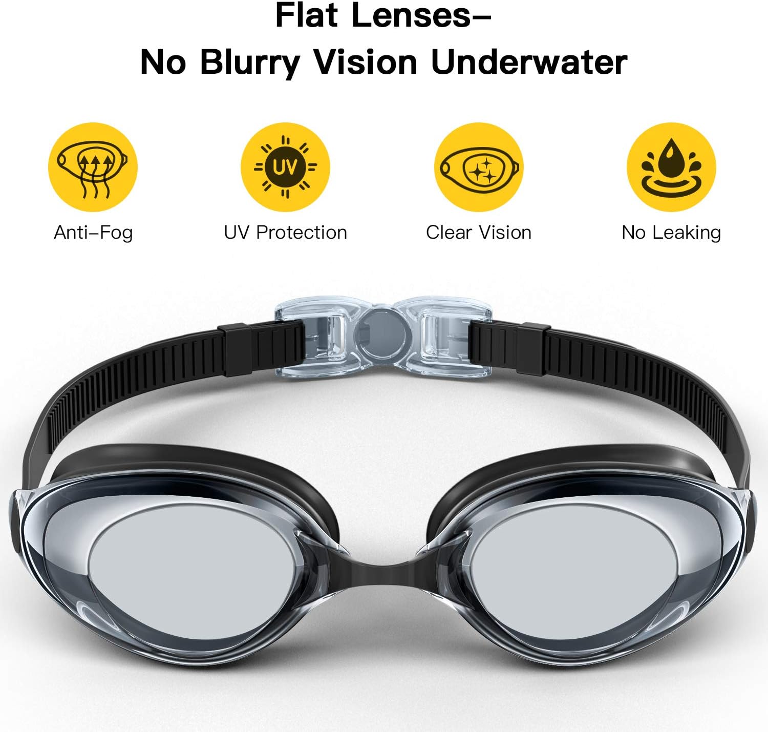 Aegend Swim Goggles, Swimming Goggles Anti-Fog for Man Women Youth Adult : Sports & Outdoors