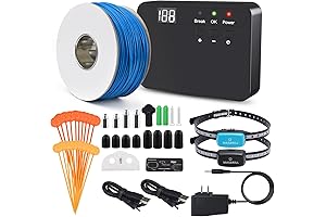 Electric Underground Fence for Two Dogs, Up to 3/4 Acre Coverage