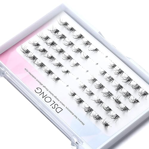 Miniatura 6 de DSLONG Pestañas de manga de aspecto natural, pestañas individuales de anime, pestañas postizas de anime japonés para cosplay, reutilizables, parecen