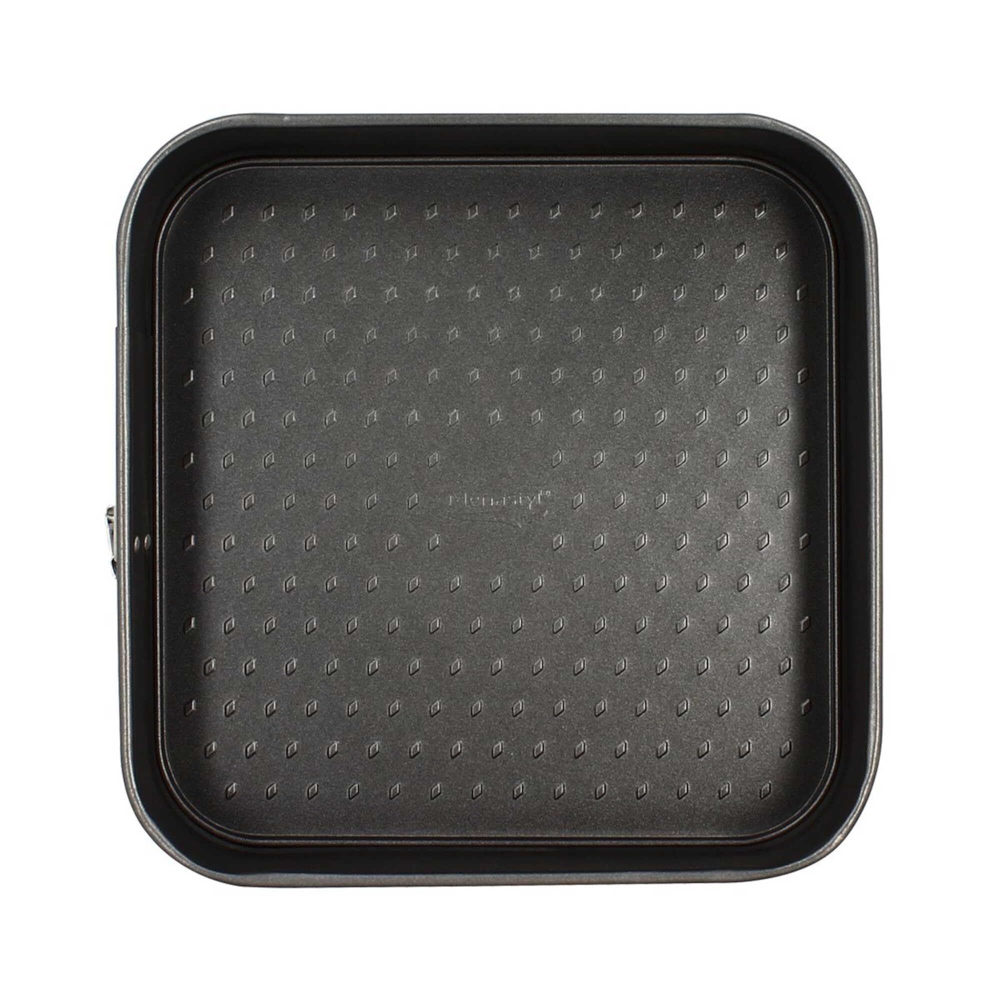 MENASTYL Vierkante Springvorm Amandine 26 X Cm 6020704, Ideaal Voor Cakes Gemakkelijk Los Te Maken Met Afneembare Bodem Bakvorm Van Koolstofstaal Anti Aanbaklaag Zwart 664311539