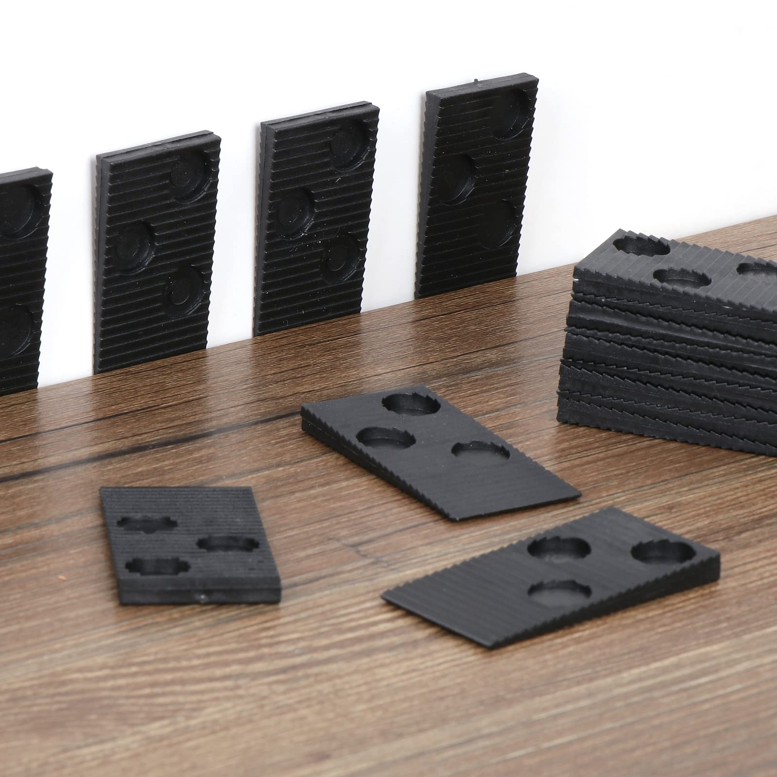 Kit di installazione e riparazione per pavimenti in legno laminato, strumenti di assemblaggio con 40 distanziatori e barra di trazione