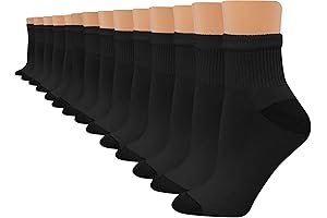 Women's Hanes ComfortSoft Ankle Socks (9-12) in Pure Cotton