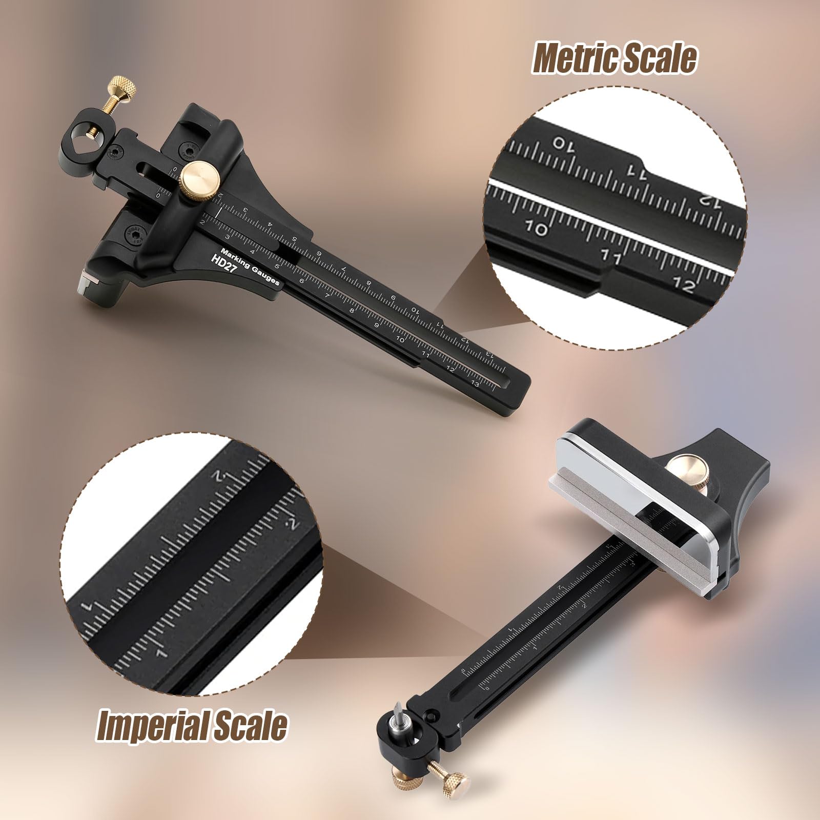 Regla en T para carpintería, carpinteros, trazador de aleación de aluminio, herramientas de calibre para carpintería, dibujo, herramientas de trazado de contorno, trazadores de carpintería