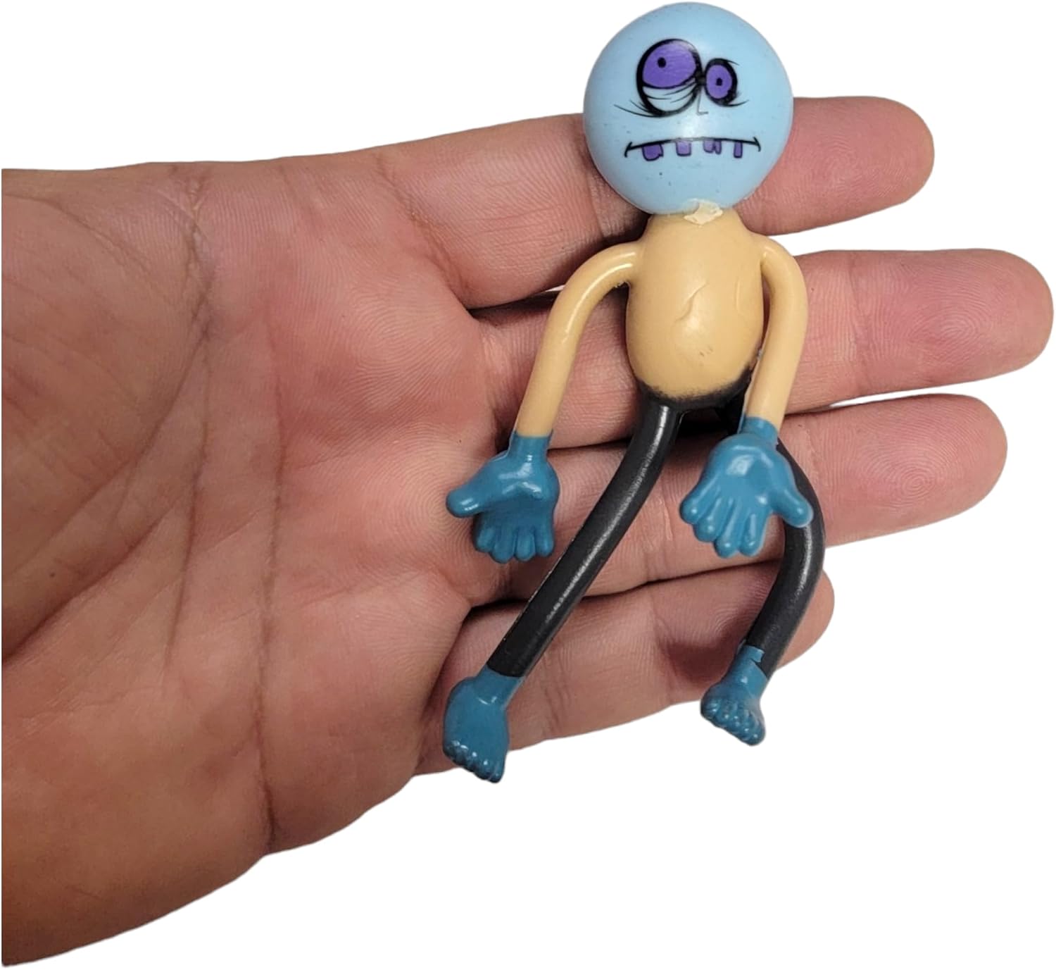 Zugar Land Bendable Colorful Zombi 3.75" Figure Toys (12 Pack) Flexible Rubber Figures Sensory Stress Relief Fidget Toys. Great Party Favor (Zombi)