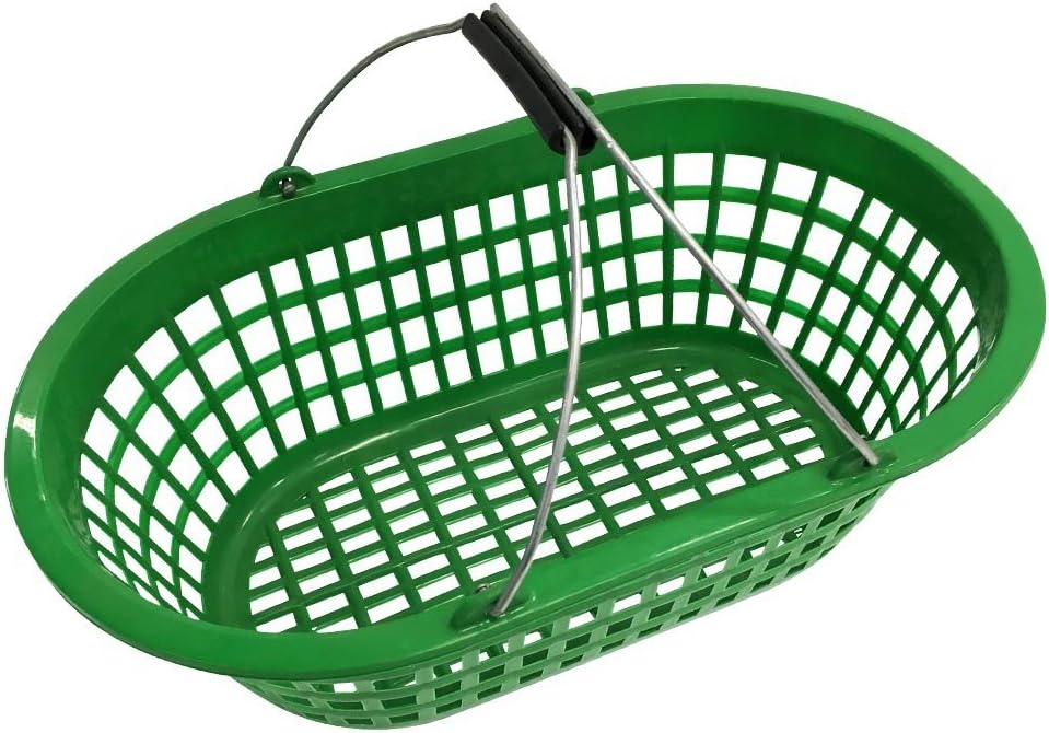 Harvest Basket Garden Basket Oval Maximum Capacity 15 kg Green with